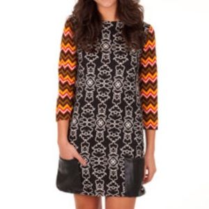 Funky print Boutique Dress•S•NWT